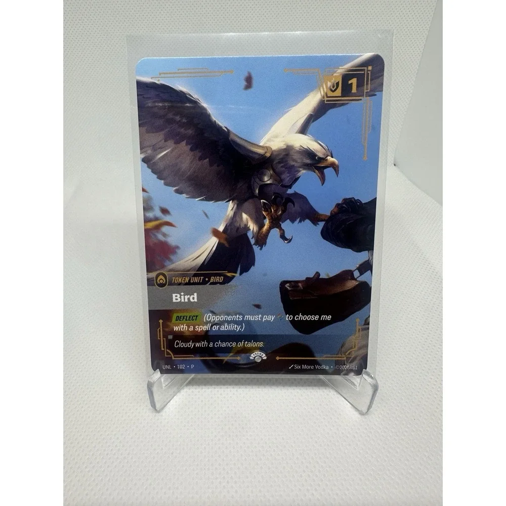 Riftbound Unleashed Vault Token Bird & Brush-Limited Promo Card Foil NM UNL